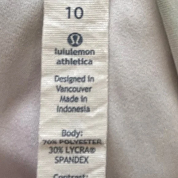 Lululemon high times pigment wave multi colour leggings size 10 - Picture 12 of 15